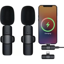 Evolvera K9 Type-C Uyumlu Mikrofon - Siyah