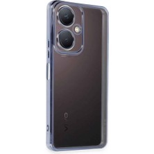 Mobify Vivo Y27 Kılıf Parlak ve Kamera Lens Koruyuculu Shiny Defens Premium Silikon Kapak