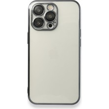 Mobify iPhone 13 Pro Kılıf Parlak ve Kamera Lens Koruyuculu Shiny Defens Premium Silikon Kapak