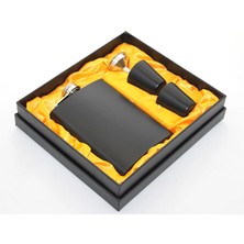 Paslanmaz Çelik 2 Shot Bardaklı Matara Seti ALK2671 Dıe Grup (4720)