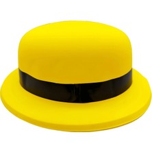 Neon Partisi Sarı Renk Melon Plastik Parti Şapkası Dıe Grup (4720)