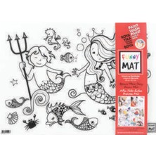 Colezium Funny Mat - Unıcorn ve Deniz Kızı 33,5 x 48 cm