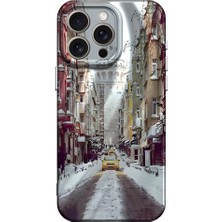 Evolvera Iphone 15 Pro Max Kılıf Crew Desenli Kapak - Galata Kulesi