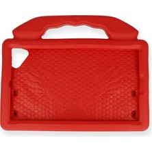 Evolvera Ipad 5 Air 9.7 Kılıf Like Stantlı Tablet Silikon - Kırmızı