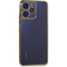 Evolvera Xiaomi Redmi 12 Kılıf Razer Lensli Silikon - Gold
