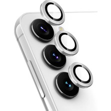 Evolvera Samsung Galaxy A34 5g Valdez Metal Kamera Lens - Gümüş