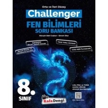 Kafa Dengi Yayınları 8.sınıf Challenger Fen Bilimleri Soru Bankası Lgs 2026 +Telefon Tutucu+Çözüm Ayracı