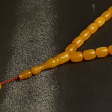 Burhan Sağlam Kapsül Kesim 12X8 mm Sıkma Kehribar Sistem Püsküllü Tesbih