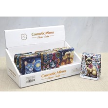 Belle Fusion Kedi Taşlı El Aynası Dikdörtgen Ince ALK3748