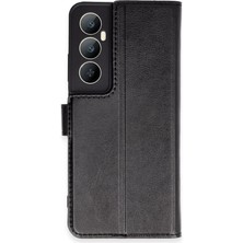 Evolvera Realme C65 Kılıf Trend S Plus Kapaklı Kılıf - Siyah