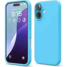 Evolvera Iphone 16 Kılıf Nano Içi Kadife Silikon - Mavi