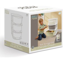 Belle Fusion Bfs   7130 3 Katlı 3 Çekmeceli Saklama Ünitesi -Dolu Oyuncak