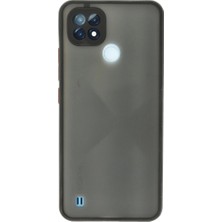 Evolvera Realme C21 Kılıf Montreal Silikon Kapak - Siyah