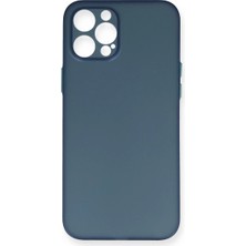Evolvera Iphone 12 Pro Max Kılıf Pp Ultra Ince Kapak - Mavi