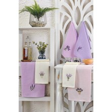 Mira Home 6 Parça Mutfak Kurulama Bezi 30 x 50 cm Lavender Flower