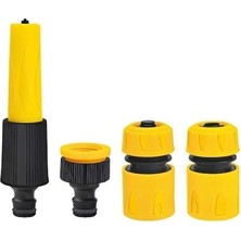 MarkEntegra 4 Parça Otomatik Ayarlı Lans Seti Bahçe Sulama Seti - Hortum Bağlantı Aparatı