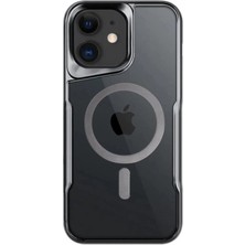 Evolvera Iphone 12 Kılıf Boyi Magsafe Silikon Kapak - Titan Gri