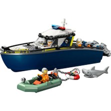 LEGO DUPLO LEGO City Polis Teknesi Takibi, Yüzer Sürat Tekneli ve Botlu 60456