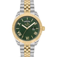 Platin Pierre PL-1255GA-D10 Çelik Kordon Takvimli Erkek Kol Saati