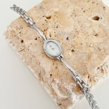 Vesce Atelier Sima Gümüş Saat Beyaz