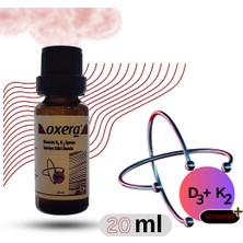 Oxera Energy Oxera D3 + K2 Vitamin Damla – Mct Yağ Bazlı Takviye | 20 ml | 1000 Iu D3 + 25 Mcg K2 Mk-7