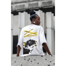 Sevbano Post Malone Rapper Sırt Baskılı Unisex Oversize Şarkıcı Tişört