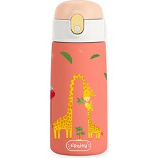 SipnJoy - Sipsquad Çocuk Su Termosu | 480 ml - Giggle Giraffe