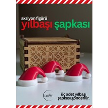 Moifugyia Lucky 13 Robot Figür Oyuncak Üçlü Yılbaşı Şapkası Aksesuar