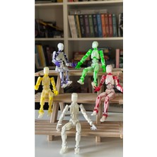 Moifugyia Lucky 13 Aksiyon Figürü Robot Oyuncak 13CM Şeffaf 5'li Set