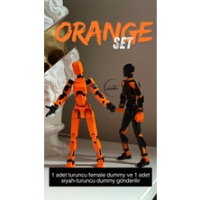 Moifugyia Lucky 13 Aksiyon Figürü Robot Oyuncak Turuncu 2'li Set Lucky 13