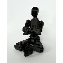 Moifugyia Lucky 13 Aksiyon Figürü Robot Oyuncak 13CM Siyah Siyah