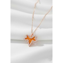 Çekirdek Jewelry 925 Ayar Gümüş Yaprak Tasarım Kolye