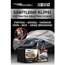 Budge  Opel Astra Hatchback - X600 Klipsli 4 Mevsim  Araba Brandası - Oto Çadır Örtü