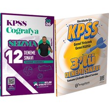 Yediiklim Yayınları 2026 Kpss Atölye Serisi Coğrafya Seizma 12 Deneme - 3 Deneme