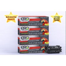 Ero Print Canon CRG-070H Çipsiz Muadil Toner - 10.200 Sayfalık - 4'lü Avantaj Paket