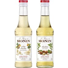 Monin Beyaz Çikolata ve Fındık 250 ml Seti