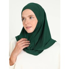 Ecardin Çeneli Gözenekli Kumaş Scarfs Hijab