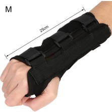 Snowtekss Ayarlanabilir Bilek Brace Karpal Tünel Desteği Metal Atel Sabitleyici Kadınlar ve Erkekler Için(Sağ El) 1 Adet