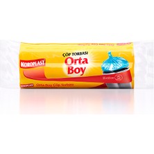 Koroplast Çöp Torbası Orta Boy 15'li