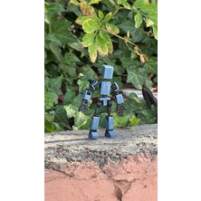 Moifugyia Mini 13 Aksiyon Figürü Robot Oyuncak 8cm Gri