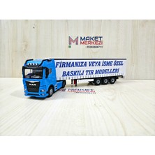 Özel Üretim 30 cm Boy 1/50 Man Tgx Tır Maketi (Dorseye Isim Yazılır)