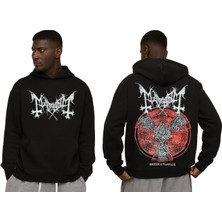 Mayhem Kapşonlu Siyah Erkek Sweatshirt Xl