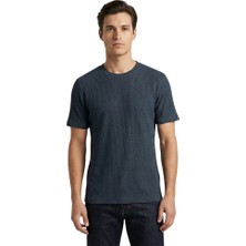 Trender O Yaka Erkek T-Shirt 4025 Petrol