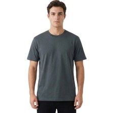 Trender  Süprem O Yaka Erkek T-Shirt 2020-1 Petrol