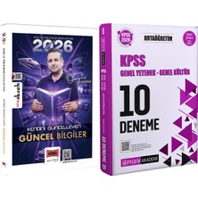 Yargı Yayınevi 2026 Kpss Kendini Güncelleyen Güncel Bilgiler - 2026 Kpss Ortaöğretim Çözümlü 10 Deneme