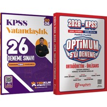 Yediiklim Yayınları 2026 Kpss Atölye Serisi Vatandaşlık 26 Deneme - Optimum 5 Deneme