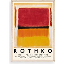 Soi Home Rothko Ahşap Çerçeveli Tablo
