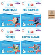 Okyanus Yayınları Okyanus 6. Sınıf Classmate Matematik Fen Türkçe ve Sosyal Etkinlikli Soru Bankası 4lü Set