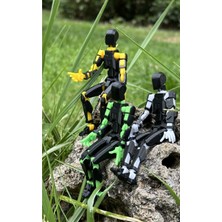 Moifugyia Lucky 13 Aksiyon Figürü Robot Oyuncak 13CM 3'lü Set