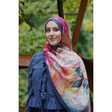Lacivert Loryan Scarf Diamond Anna Şal